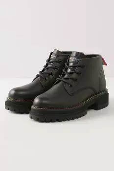 Кожаные ботинки на шнуровке Kurt Geiger