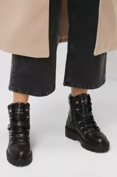 Кожаные ботинки на шнуровке Tommy Hilfiger