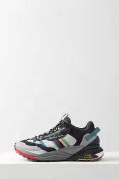 Кожаные кроссовки комбинированные Paul Smith