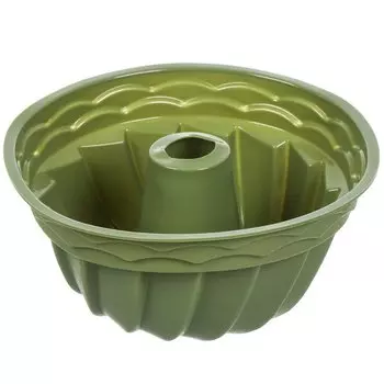 Форма для запекания силикон, 23.5х10.5 см, круглая, Daniks, Verde, Y4-7044
