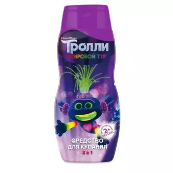 Гель для душа детский Trolls, 3 в 1, 300 мл