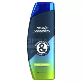 Гель для душа и шампунь Head &amp; Shoulders, Освежающий 2в1, для мужчин, 360 мл