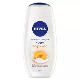 Крем-гель для душа Nivea, Молоко и абрикос, 250 мл
