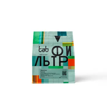 Кофе в зернах Tab Эфиопия Арича, оценка SCA 85.75, микролот, 200 г, арабика 100 %, обработка натуральная, обжарка для фильтра