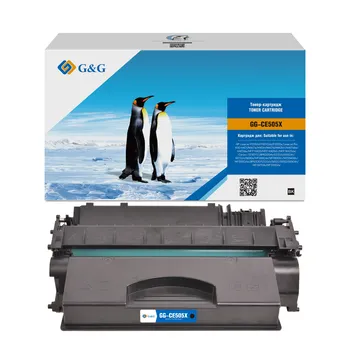 Картридж лазерный G&G GG-CE505X (CE505X/CF280X/719H), черный, 6500 страниц, совместимый для LJ P2055d/P2055dn/P2055x/LJ Pro 400 M401/M401a/M401n/M401d/M401dn/ M401dne/M401dw/MFP M425/MFP M425dn/MFP M425dw/ i-SENSYS LBP6300dn/6310dn/6650dn/6670dn/6680x/MF5840dn/MF5880dn/ MF5940dn/MF5980dw;LBP6300/6300dn/6600/6650/6650dn/MF5870dn/MF5980dw