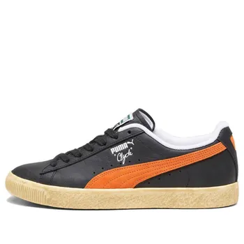 Кроссовки clyde vintage 'black rickie orange' Puma, черный