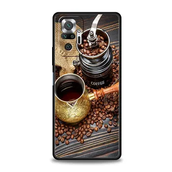 Модный чехол для телефона Coffee Wine Cup для Xiaomi Redmi Note 10 11 9 8 Pro 10S 9S 7 8T 9T 9A 8A 9C K40 Gaming 11T 5G Мягкая задняя крышка Redmi Note 11