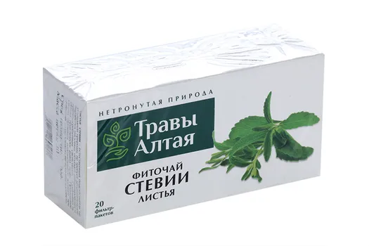 Стевии лист серии Алтай, 1,5 г, 20 шт