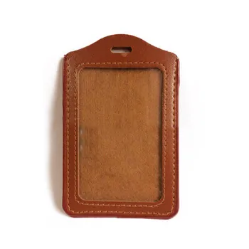 PU Card Case Holder Portable Fashion Bus Card Identity Badge Credit Card Protector чёрный