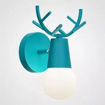 Бра для детской с рожками Deer A Blue ImperiumLoft Deer01 (181039-26)