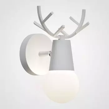 Бра с рожками Deer A White ImperiumLoft Deer01 (181037-26) с животными