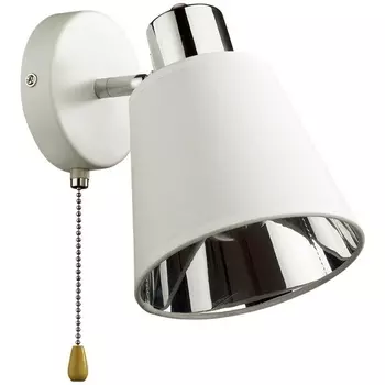 Бра с выкл. белый, хром E14 40W Lumion Gretchen 5219/1W