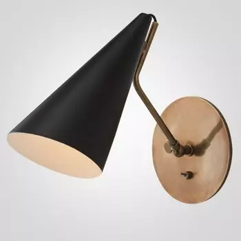 Бра Vc Light Clemente Wall Lamp Black ImperiumLoft 44,318 (73865-22)