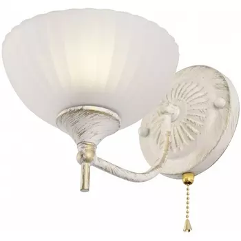 Бра с выключателем Arte Milano AM340049 340049/1W WT+G