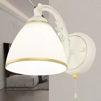 Бра с выключателем Arte Milano AM341837 341837/1W WT+G