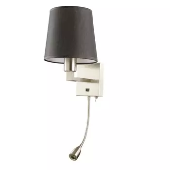 Бра на гибкой ножке для чтения с выключателем Arte Lamp Hall A9246AP-2SS