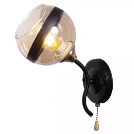 Бра с выключателем MD.3595-1-W BK+FGD (Imex)