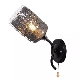 Бра с выключателем MD.3596-1-W BK+CH (Imex)