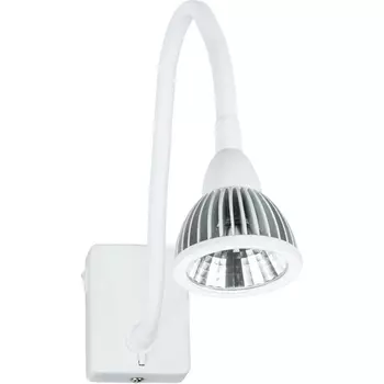 Бра на гибкой ножке для чтения с выключателем светодиодное Arte Lamp Cercare A4107AP-1WH