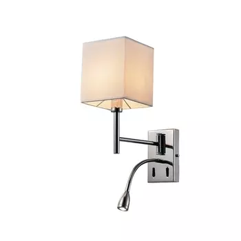 Бра с выключателем Lumien Hall Torno LH1059/1W-NK-WT