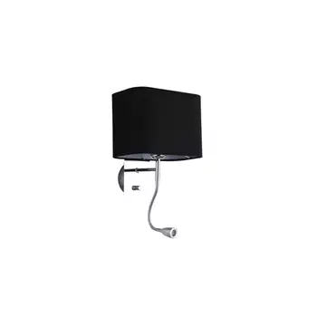 Бра со светодиодной подсветкой для чтения LDW 6051-2 BK Lumina Deco Boddi