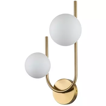 Бра 642/2A E27*60W Escada Sphere Brass (плафоны шарики)
