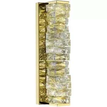 Бра светодиодное ST Luce Espira SL6010.201.15 Золотистый/Прозрачный LED 1*15W