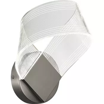 Бра светодиодное ST Luce Fairy SL6235.101.04 Никель/Прозрачный LED 1*4W 4000K