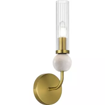 Бра ST Luce Medea SL1244.301.01 латунь/прозрачный E14 1*40W