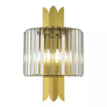 Бра ST Luce Nari SL1635.301.02 Латунь/Прозрачный E14 2*40W