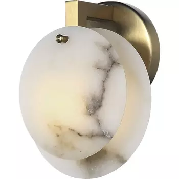 Бра ST Luce SL1520.301.01 Латунь/Алебастр G9 1*5W 4000K CLAM