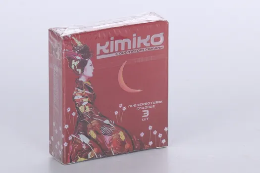 Презервативы KIMIKO с ароматом сакуры, 3 шт