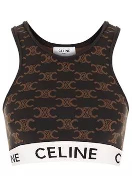 Топ с принтом CELINE
