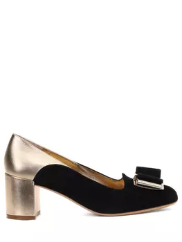 Туфли Hausen из кожи и замши S.FERRAGAMO