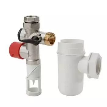Группа безопасности бойлера (группа 3/4 + сифон + переходник 3/4*1/2) VALTEC VT.461.N.05