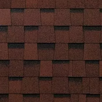 Гибкая черепица Фазенда Shinglas Красный 2,6 м2 (многослойная)