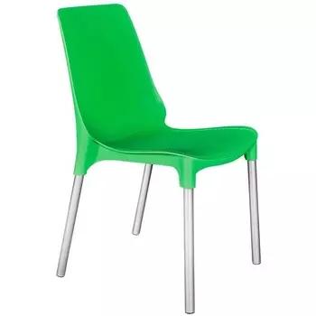 Стул GENIUS (mod 75) / 1 шт. в упаковке (Металл,Пластик /зеленый,Хром) Tetchair
