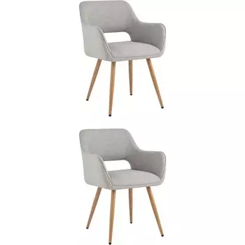 Стул Кромвель II серый 2 шт Stool Group (арт.УТ000037436)