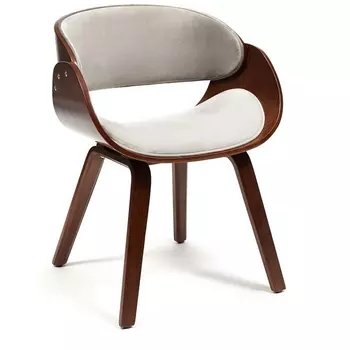 Стул (mod.8036) орех/серый (дерево / ткань) Tetchair 112749 13658