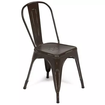 Стул LOFT CHAIR (mod. 012) / 1 шт. в упаковке Tetchair (Металл/Коричневый) арт.19630