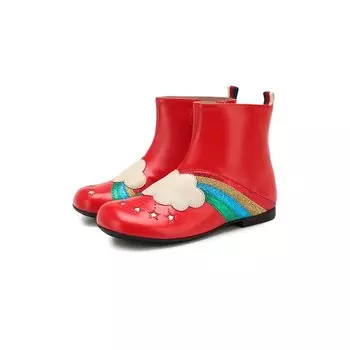Кожаные ботинки Gucci