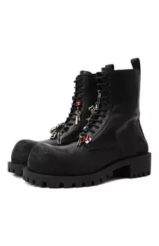 Кожаные ботинки Hummer Balenciaga