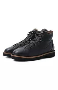 Кожаные ботинки Kiton