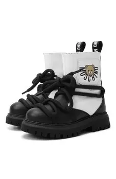 Кожаные ботинки Moschino