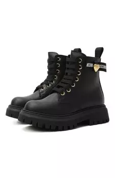 Кожаные ботинки Moschino