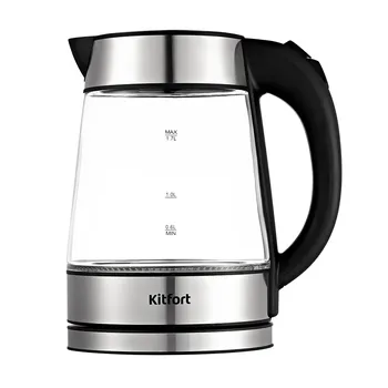 Электрический чайник Kitfort КТ-6118 1,7 л хром/черный