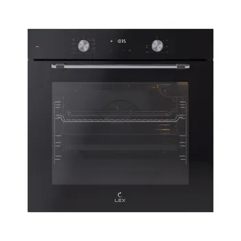 Духовой шкаф электрический встраиваемый Lex EDP 680 BL MAX 595 мм черный (TRFE100012)