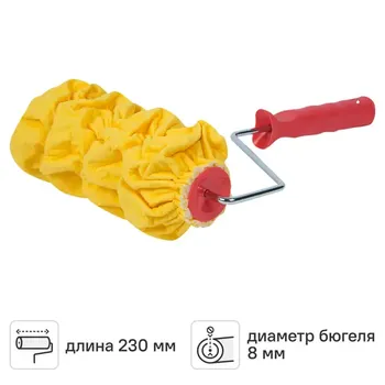 Валик фактурный Pqtools эффект Морозное утро 230 мм диаметр бюгеля 6 мм