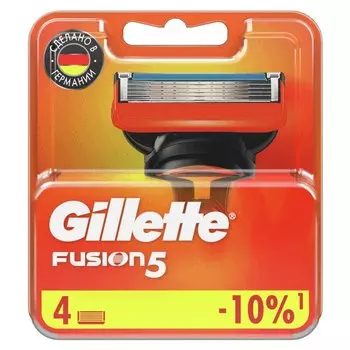 Gillette Fusion5 Кассеты для бритвенного станка 4 шт