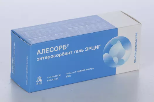 Алесорб, 180 г, гель для приема внутрь